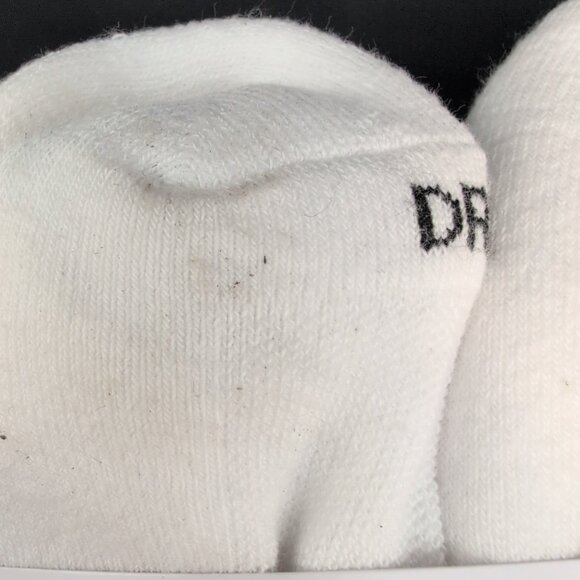 Nike Everyday Plus Cotton Cushioned Crew Socks Size Large White 6 Pairs - Picture 4 of 7